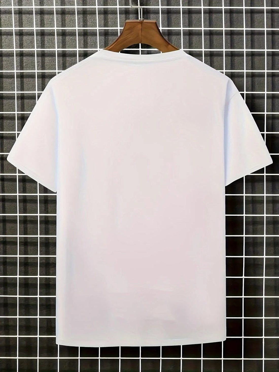 Blomstret T-shirt med Korte Ærmer til Herrer