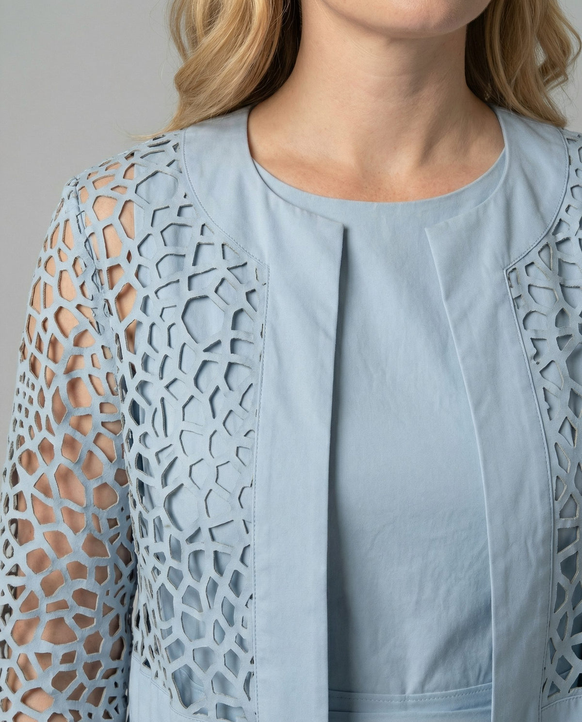 Blonde Cardigan med Lange Ærmer til Damer - View 6