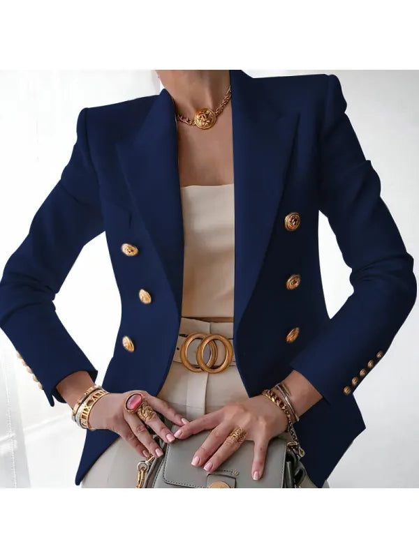 Dobbeltradet Blazer til Damer