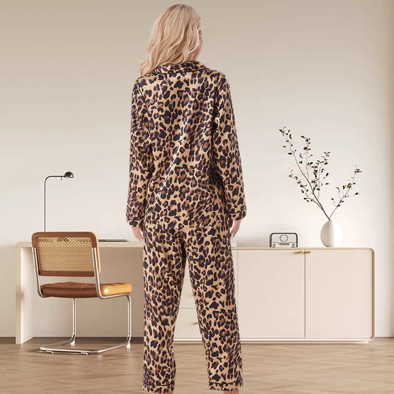 Dyreprint Pyjamas-Sæt med Lange Ærmer til Damer