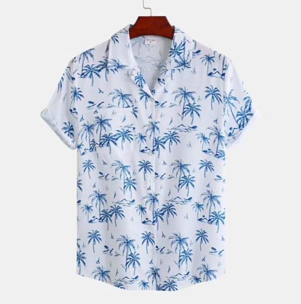 Hawaiiskjorte med Korte Ærmer til Damer