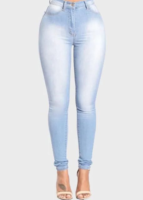 Højtaljede Slim Fit Jeans til Damer