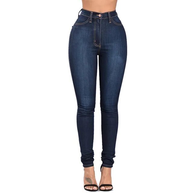 Højtaljede Slim Fit Jeans til Damer
