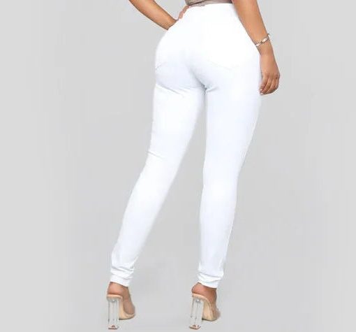 Højtaljede Slim Fit Jeans til Damer