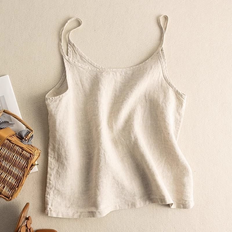 Hør Camisole Top til Damer