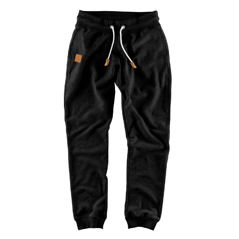 Joggingbukser med Elastisk Talje og Lommer til Damer - Sort