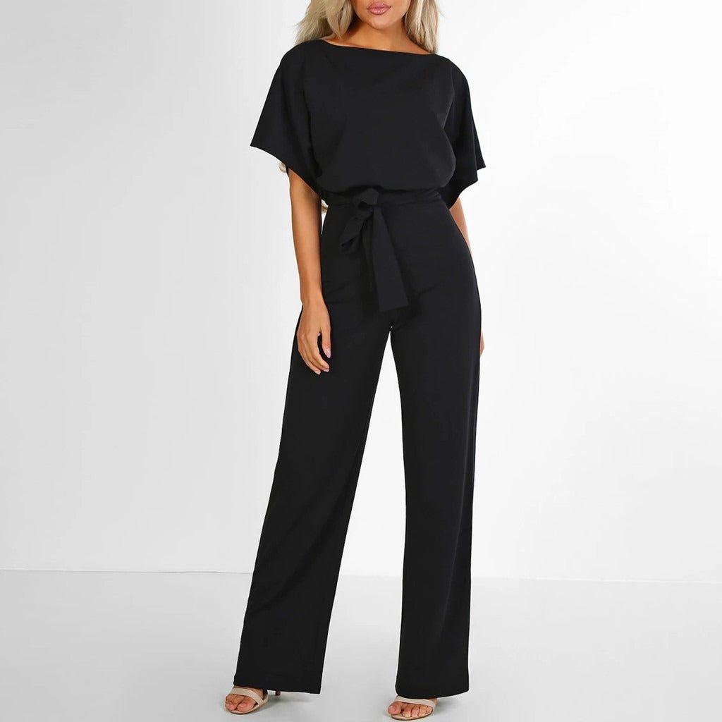 Jumpsuit med Korte Ærmer til Damer
