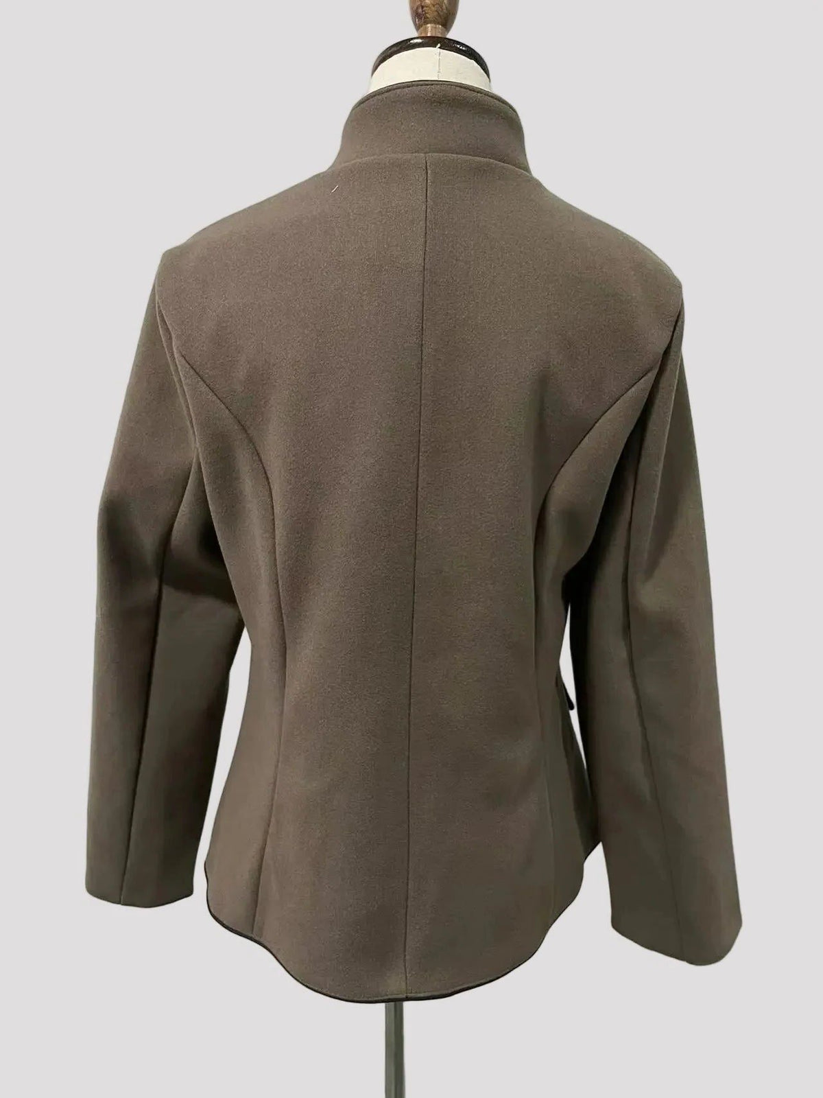 Kort Blazer med Opstående Krave til Damer - View 13