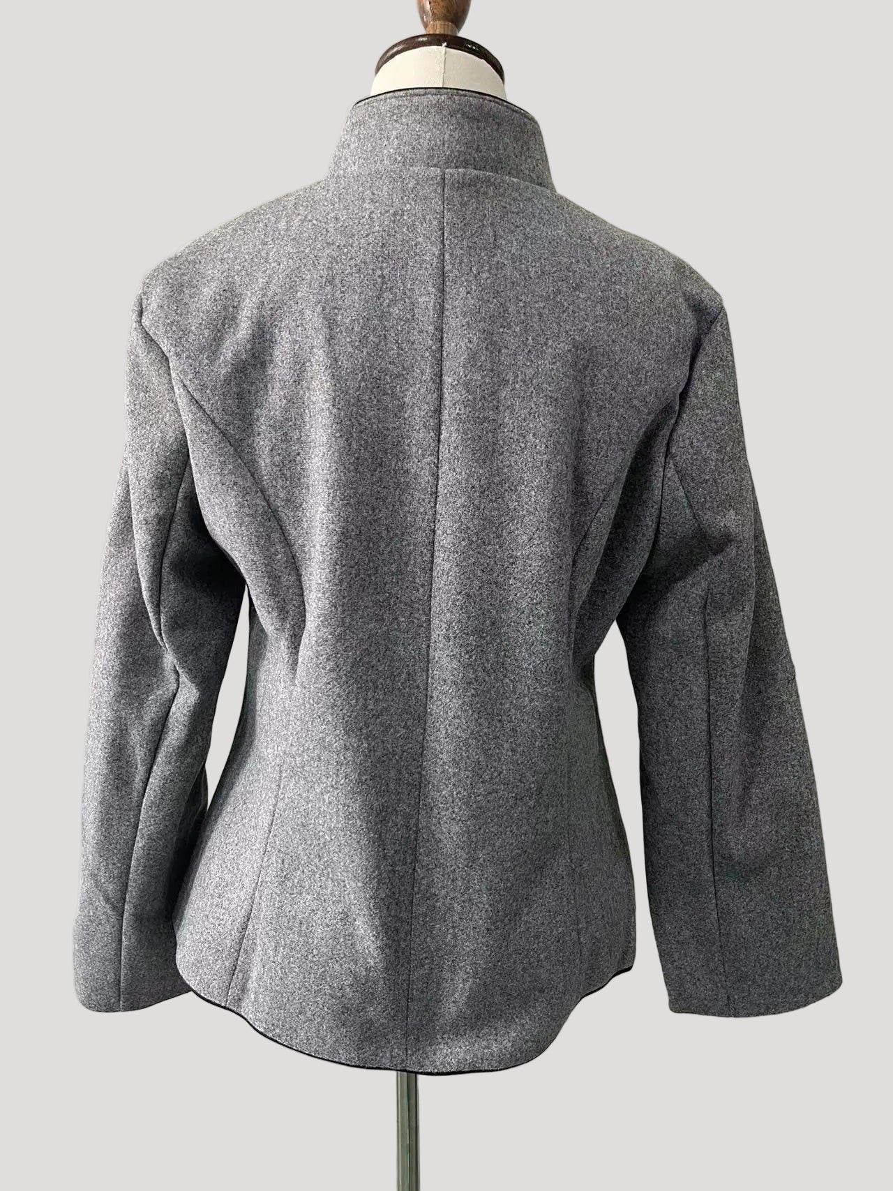 Kort Blazer med Opstående Krave til Damer - View 4