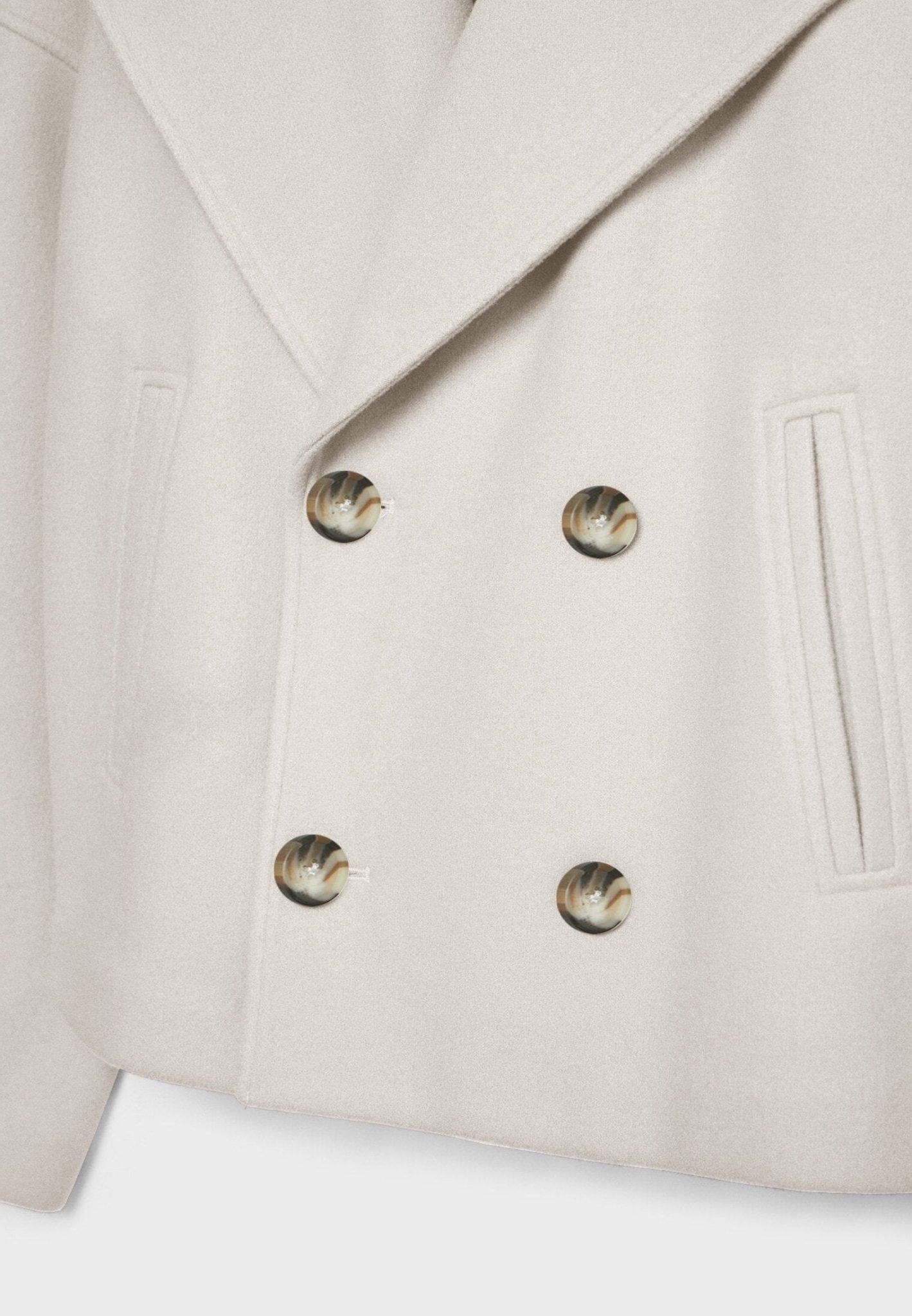 Kort Dobbeltknappet Blazer til Damer - View 17