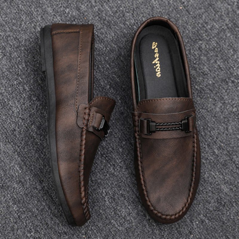 Læder Loafers til Herrer