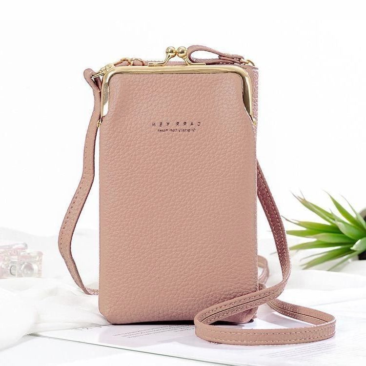 Læderrem Crossbody Telefonpung til Damer