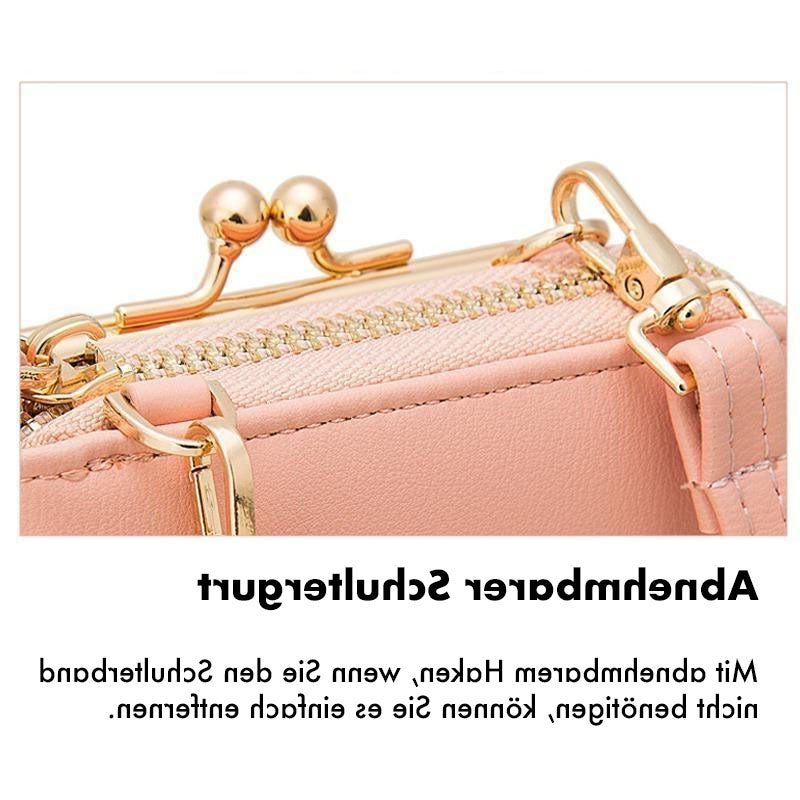 Læderrem Crossbody Telefonpung til Damer - View 5