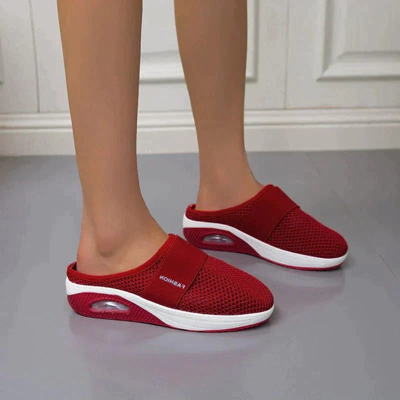 Mesh Mule Sneakers med Bred Rem til Damer