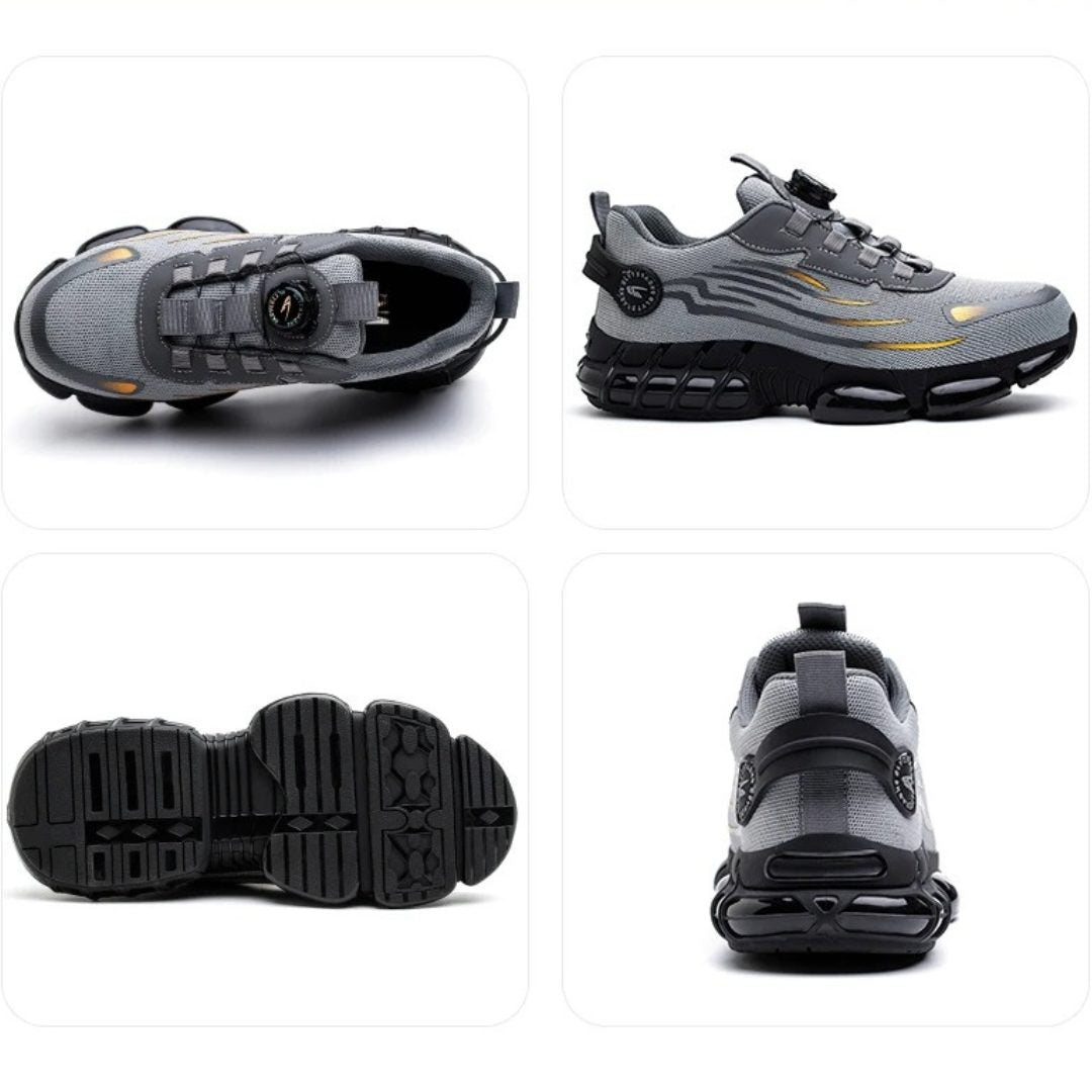 Mesh Lace-Up Sikkerhedssko til Herrer - View 6