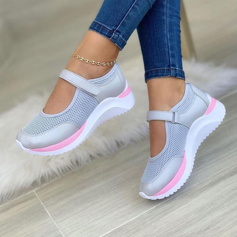 Mesh Sneakers med Åben Tå til Damer