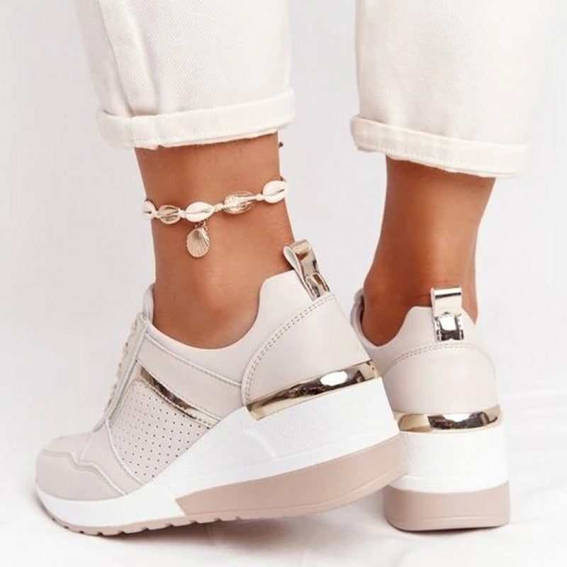 Mesh Sneakers med Plateausål til Damer