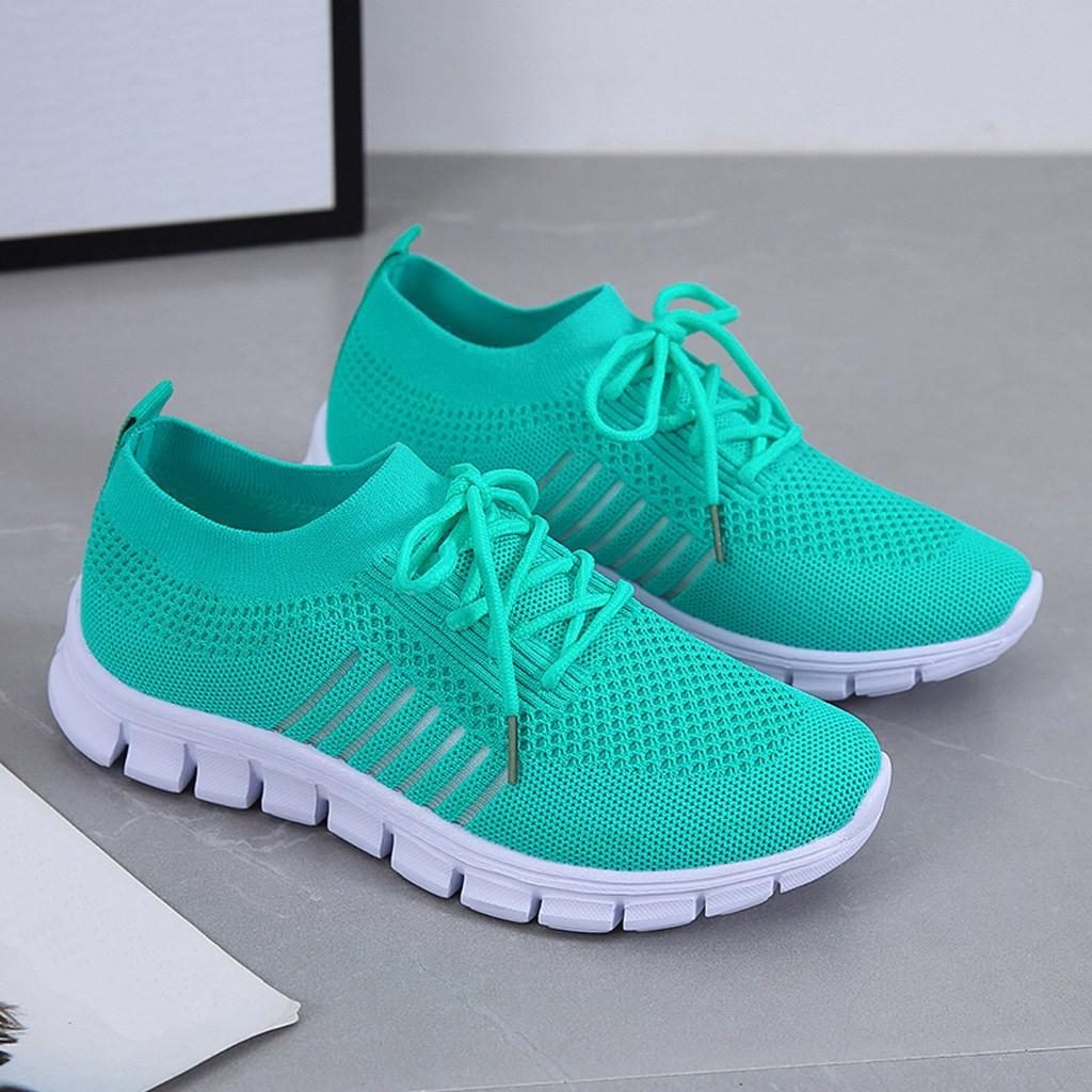 Mesh Sneakers med Snørebånd til Damer