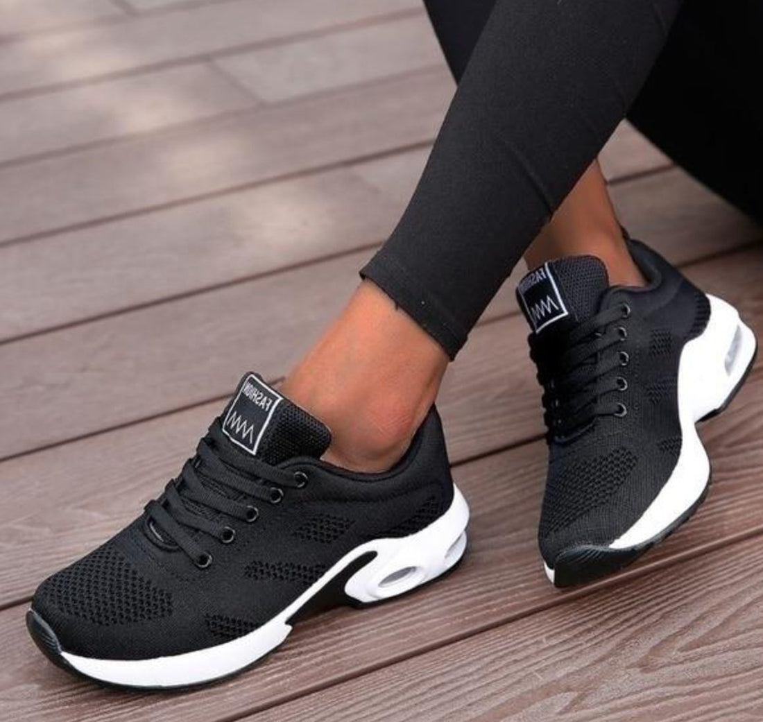 Mesh Sneakers med Snørebånd til Damer