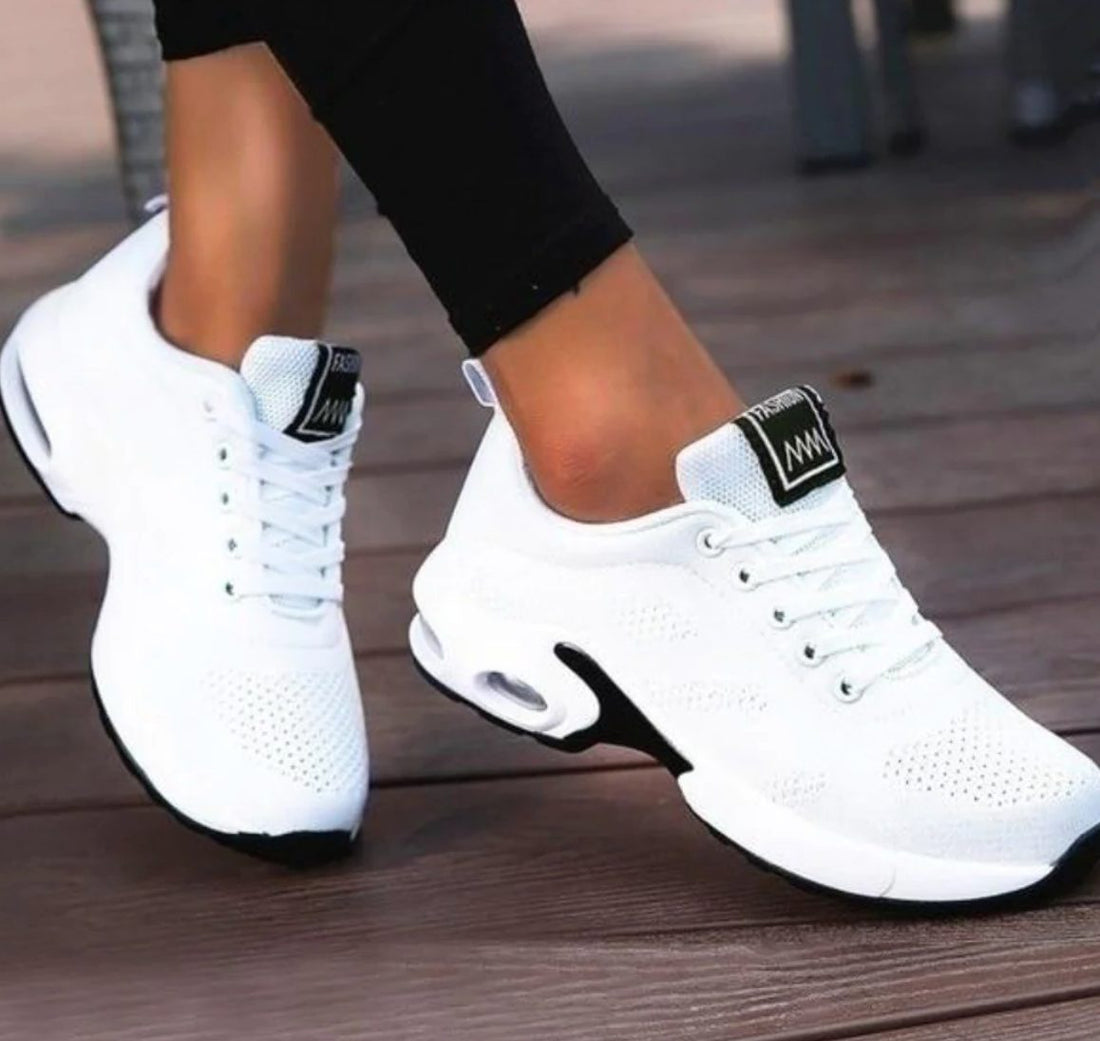 Mesh Sneakers med Snørebånd til Damer