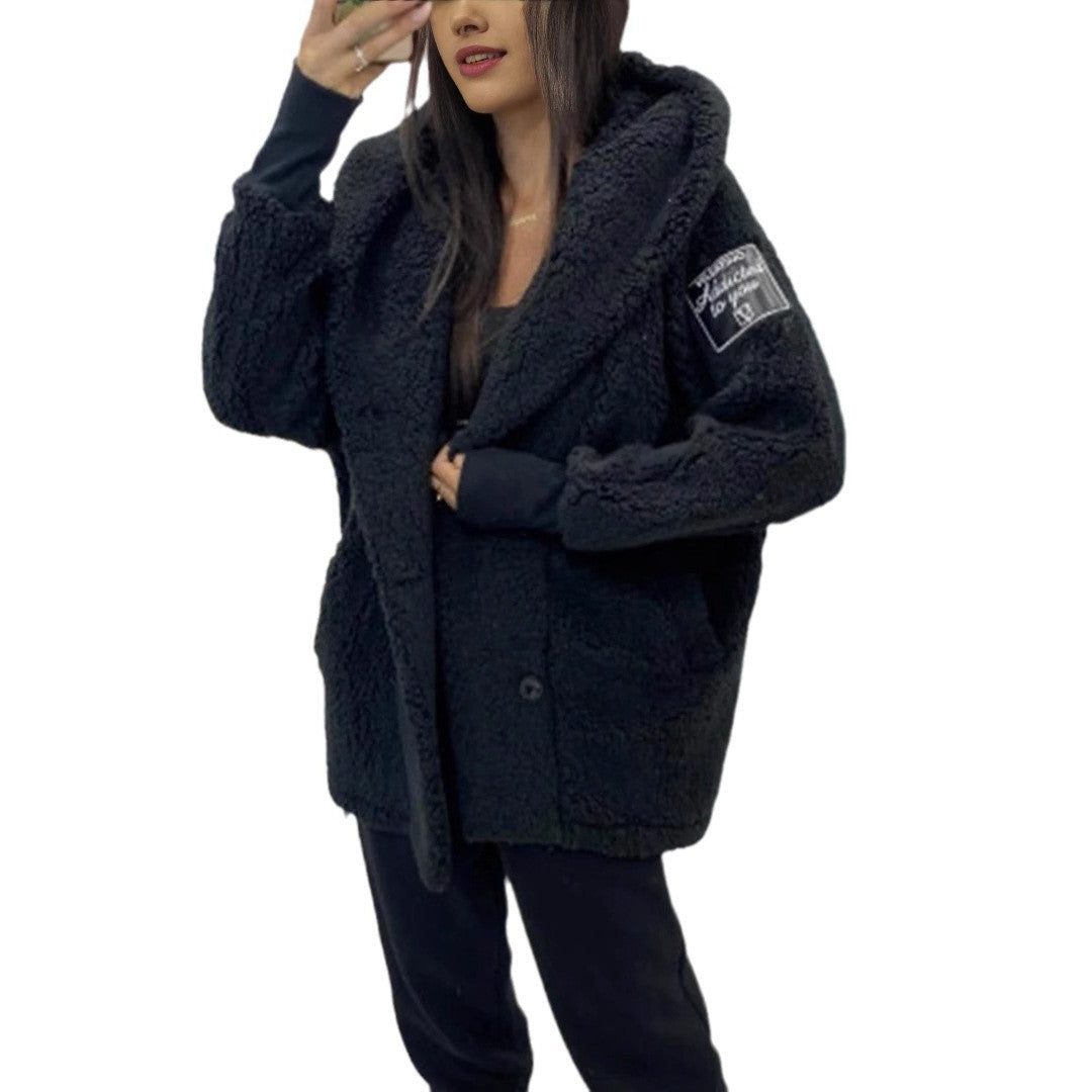 Oversize Teddy Jakke til Damer - View 3