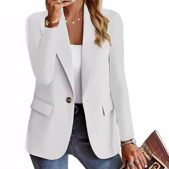 Oversized Blazer med Knapper til Damer