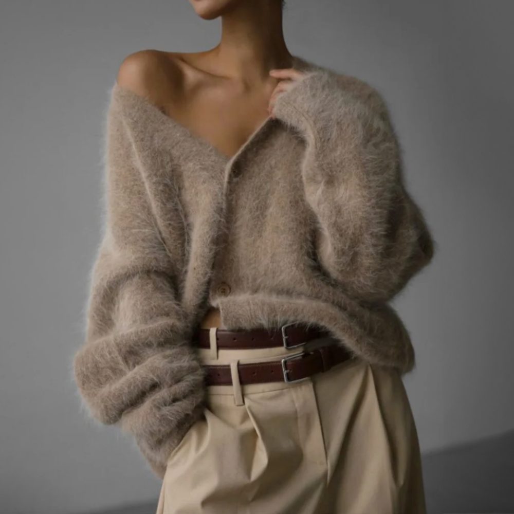 Oversized Cashmere Vest til Damer