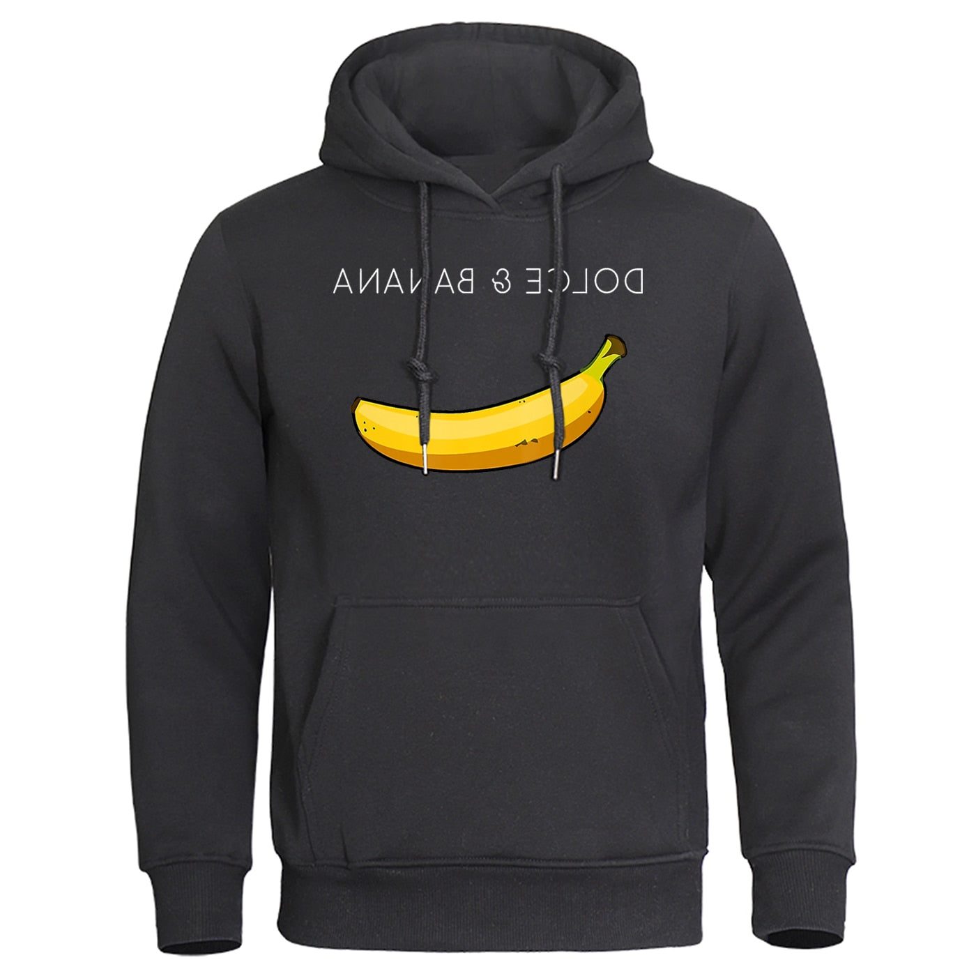 Oversized Hættetrøje med Bananaprint til Damer