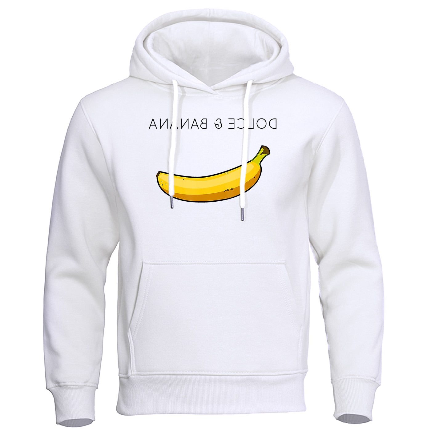Oversized Hættetrøje med Bananaprint til Damer