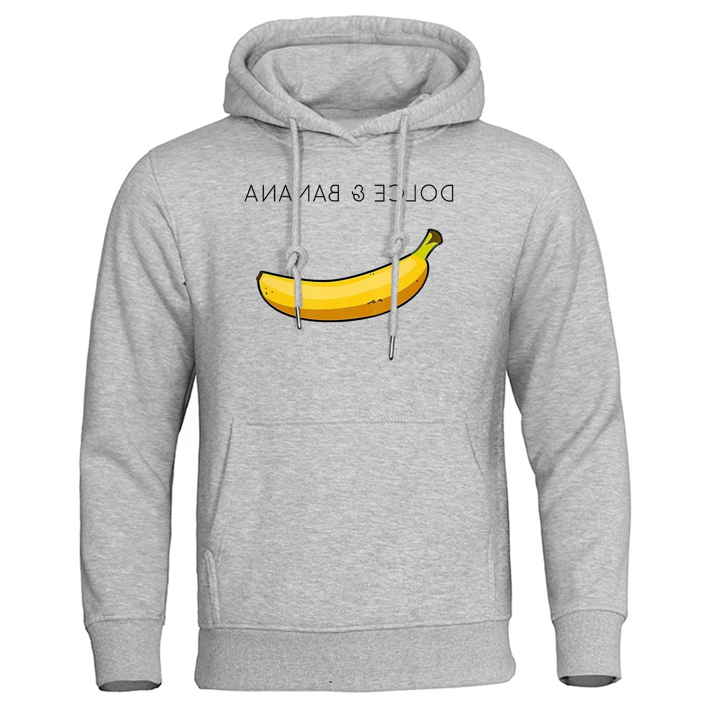 Oversized Hættetrøje med Bananaprint til Damer