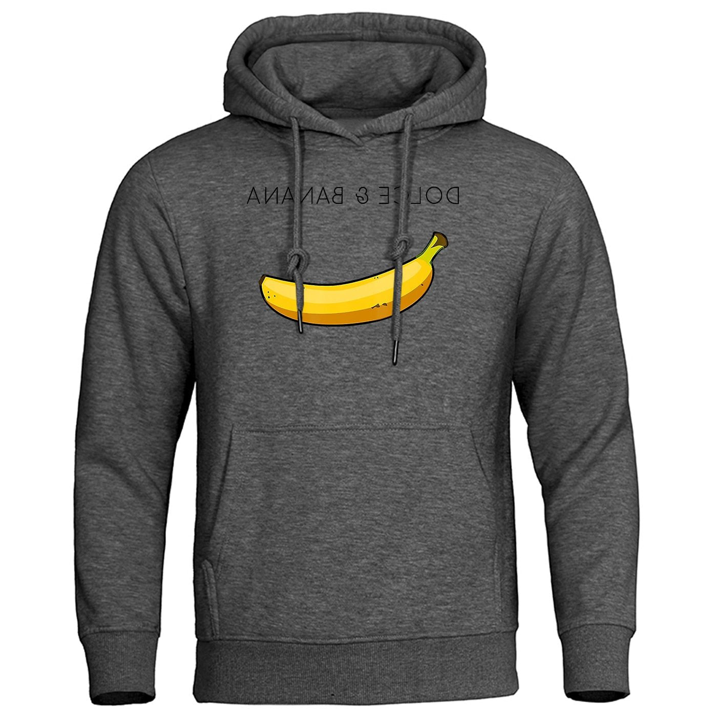 Oversized Hættetrøje med Bananaprint til Damer