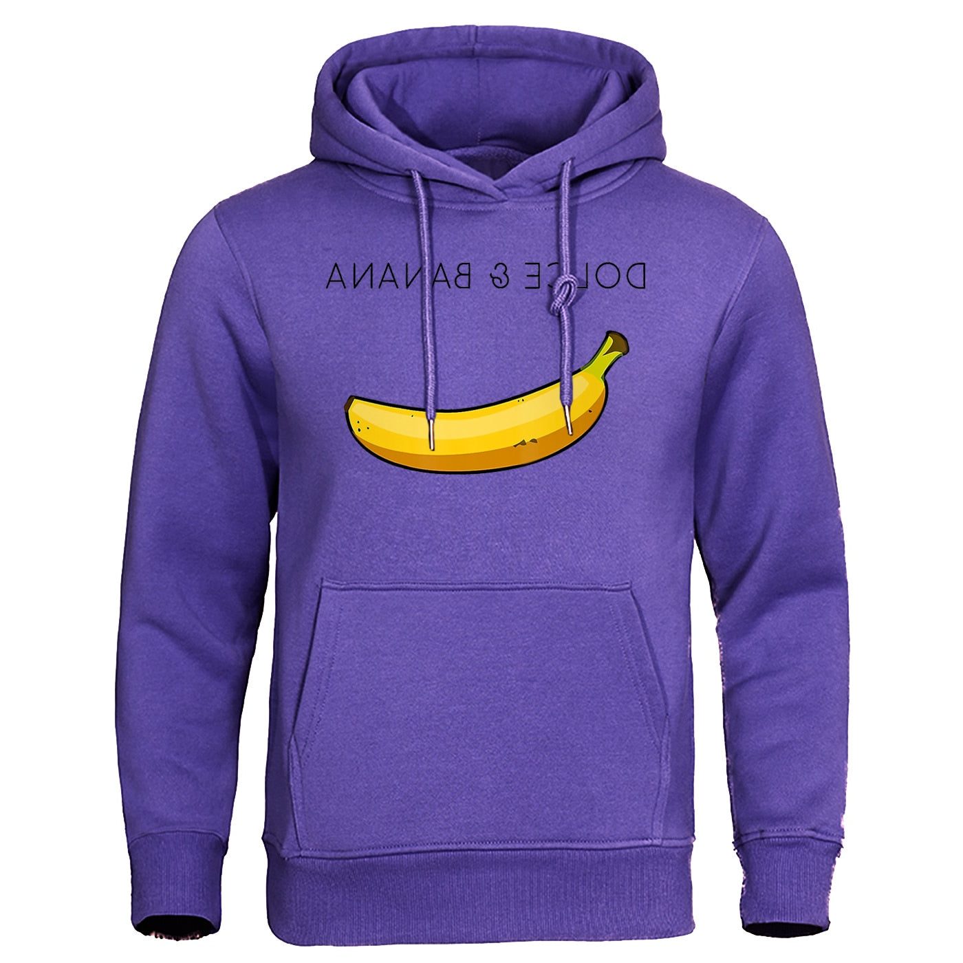 Oversized Hættetrøje med Bananaprint til Damer