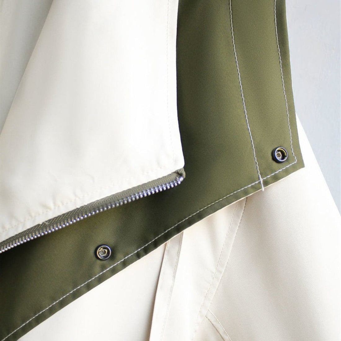 Oversized Trenchcoat med Dobbelt Krave til Damer