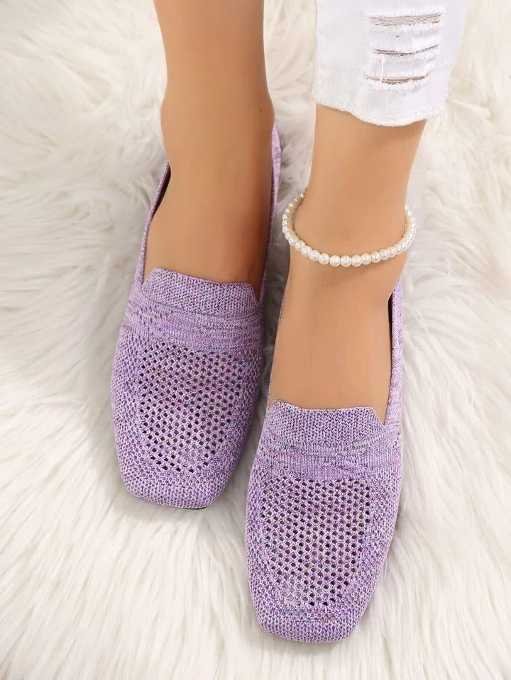 Perle Ballerinaer med Glitter til Damer