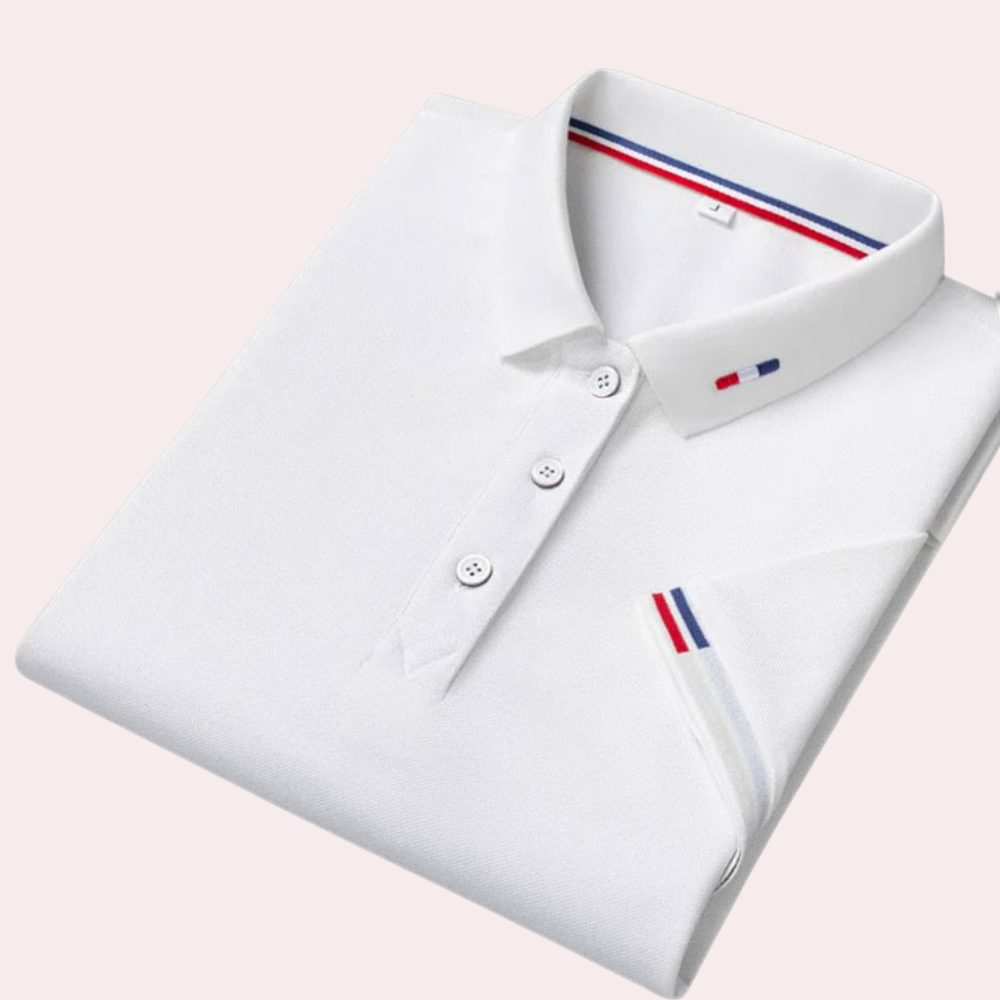 Poloshirt med Korte Ærmer til Herrer