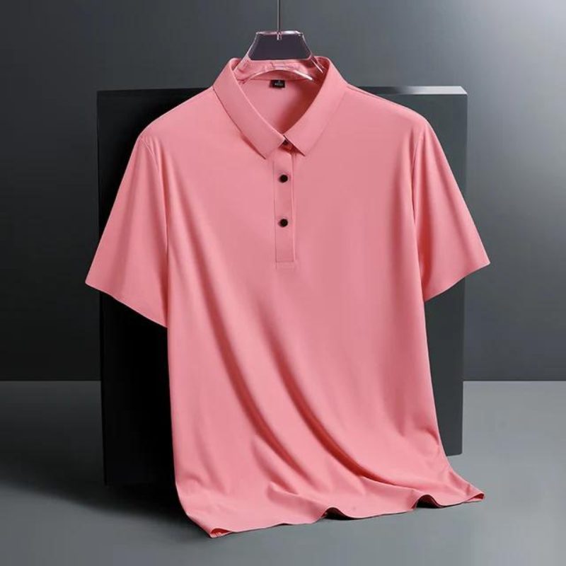 Poloshirt med Korte Ærmer til Herrer