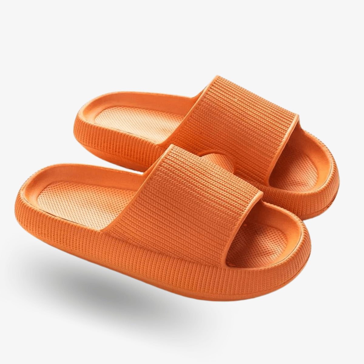 Polstrede Slides med Åben Tå til Damer - Orange