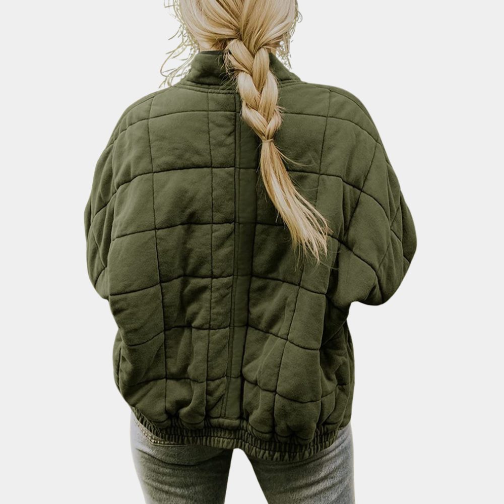 Quiltet Oversized Jakke til Damer