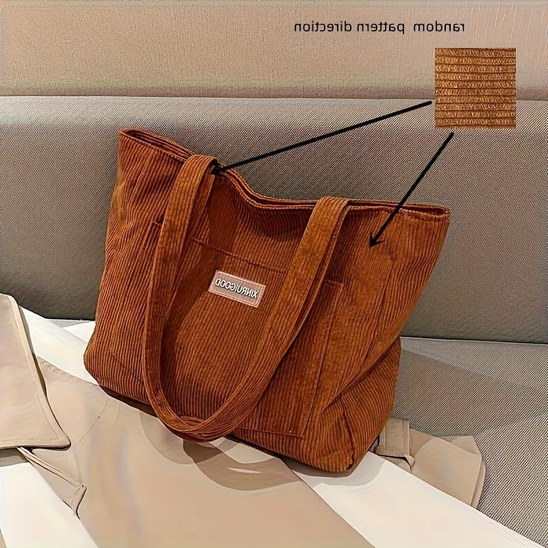 Ribbet Tote Taske til Damer - View 9