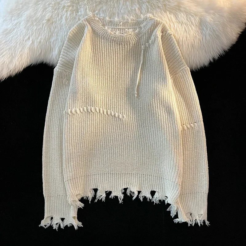 Ribstrikket Crewneck Sweatshirt til Herrer