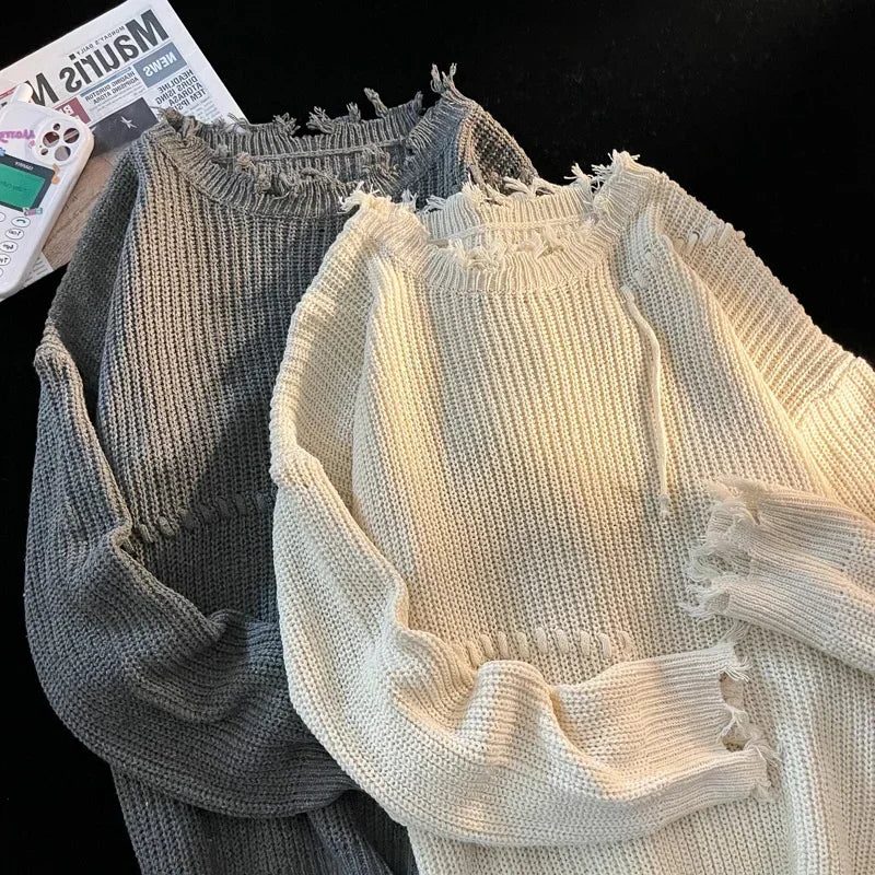 Ribstrikket Crewneck Sweatshirt til Herrer - View 3