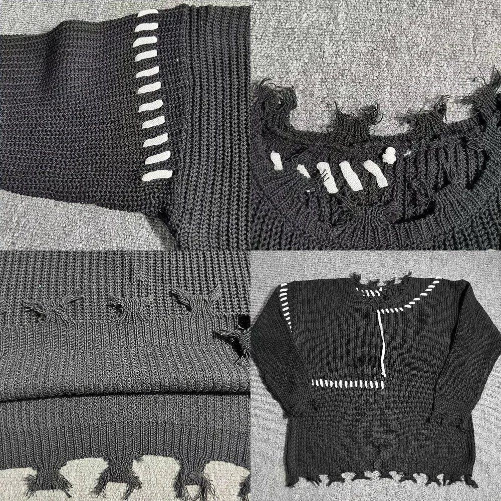 Ribstrikket Crewneck Sweatshirt til Herrer - View 6