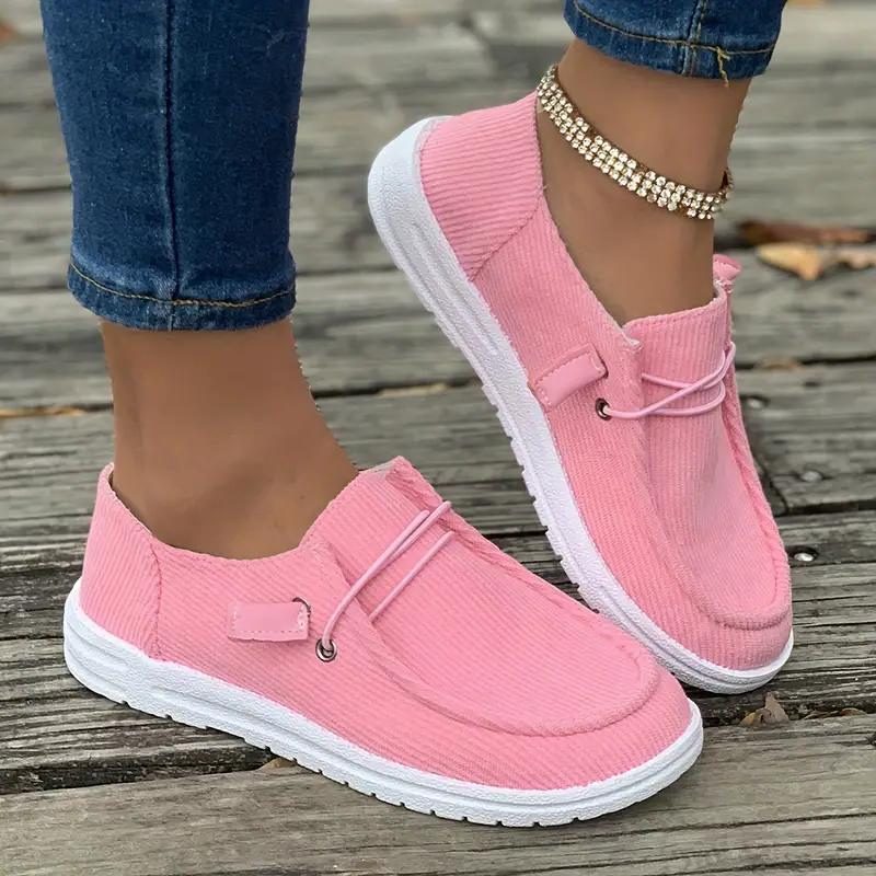 Ribstrikket Slip-On Loafers til Damer