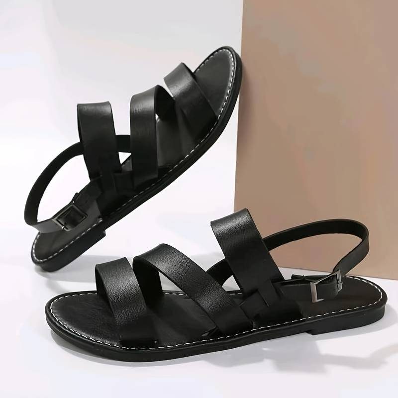 Sandaler med Åben Tå og Blokhæl til Damer