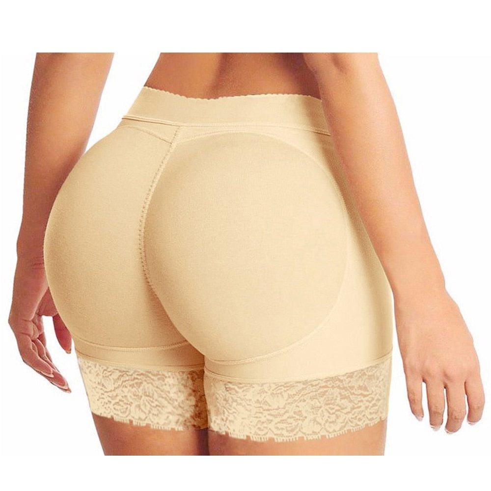 Shapingshorts med Høj Talje og Blondekant til Damer