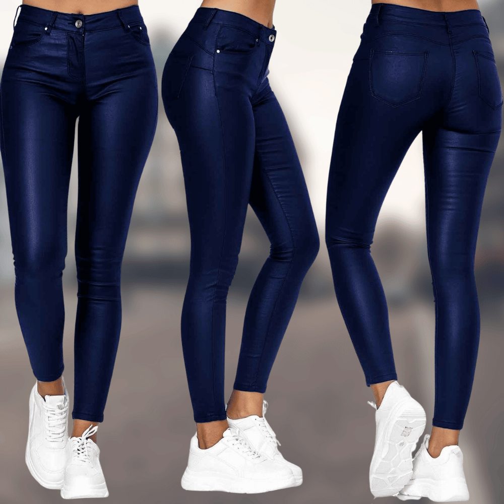 Slim Fit Polyester Bukser til Damer