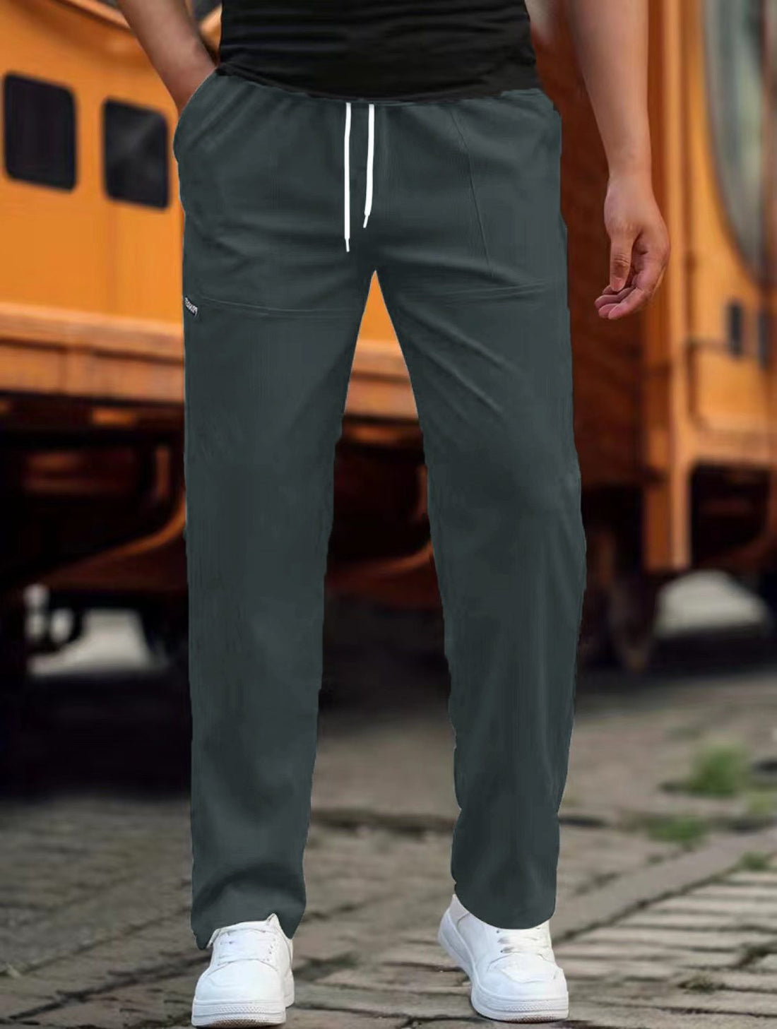 Straight Leg Joggingbukser til Herrer