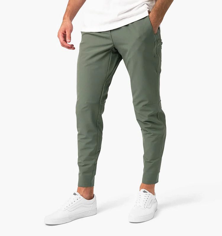 Stretch Chino Bukser til Herrer - Grøn
