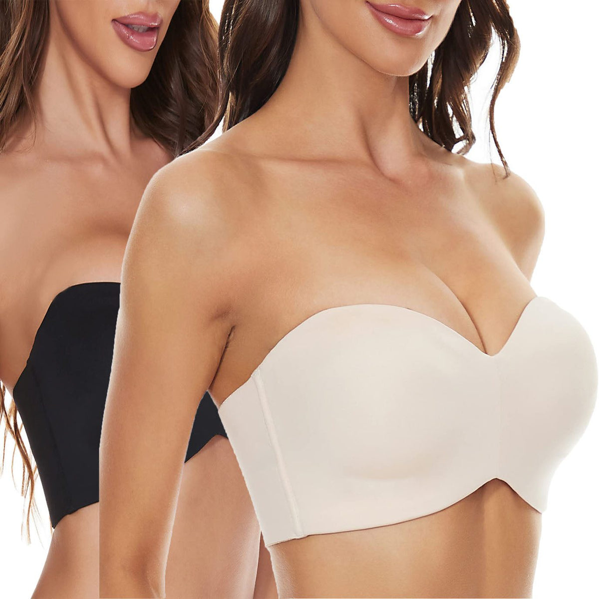Stroppeløs Bustier Sport BH til Damer