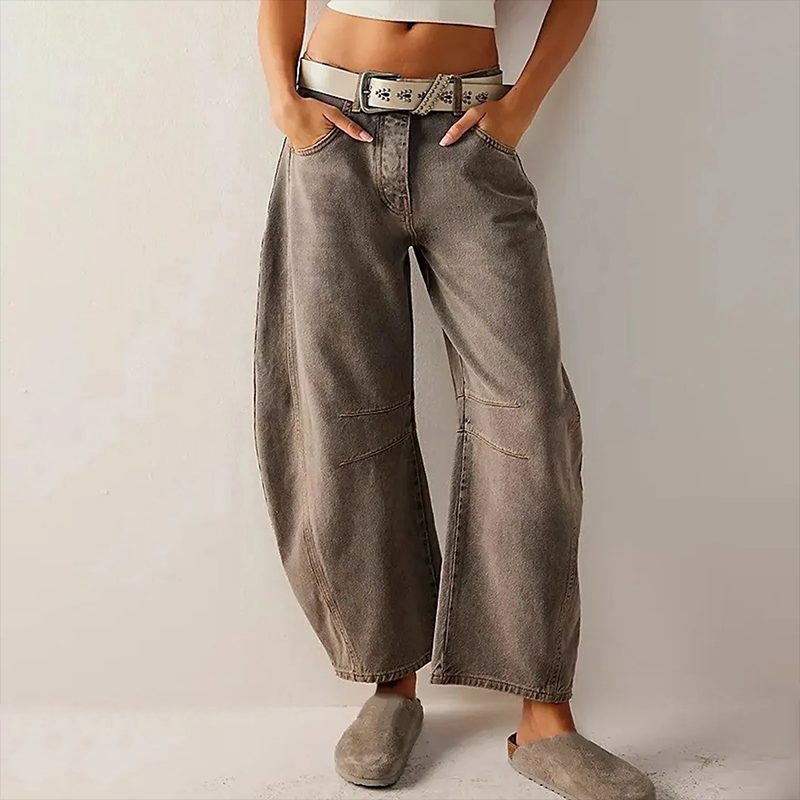Vide Jeans til Damer - Brun